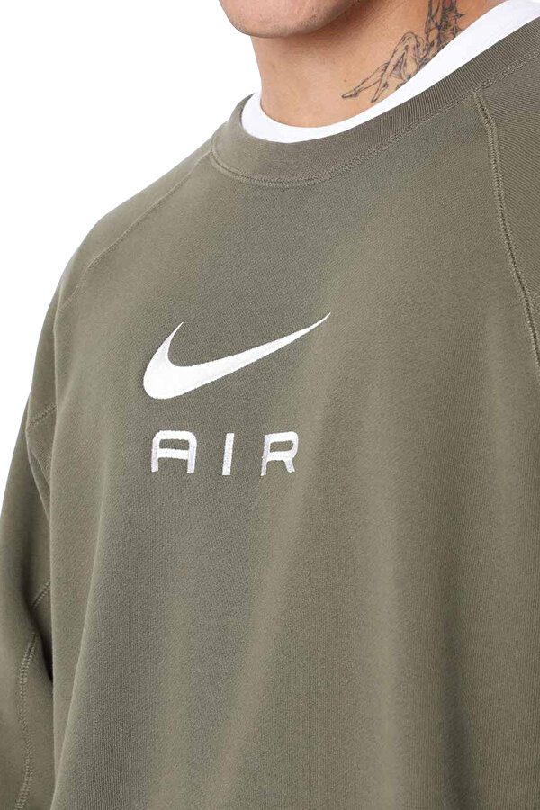 Nike M M Nsw  Air Ft Crew Хаки Мужчина Джемпер