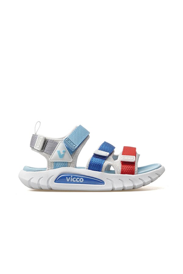 VICCO Cube Erkek Çocuk Anatomik Taban Hafif Sandalet 25y 332.212 Pe Beyaz