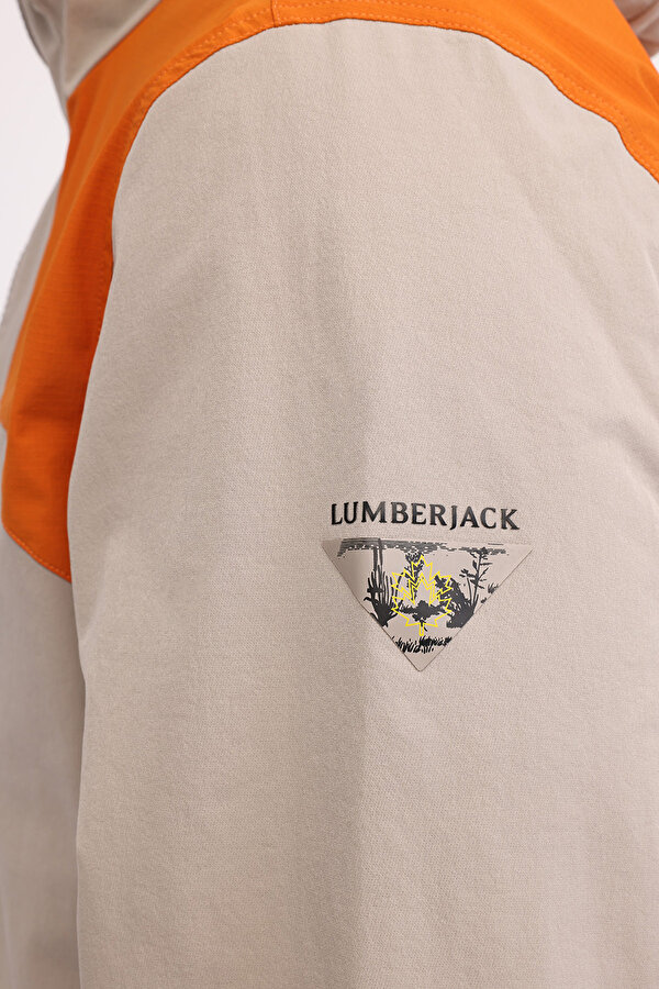Lumberjack ML RIO 17OTD1-02 5FX Taş Rengi Erkek Sweatshirt