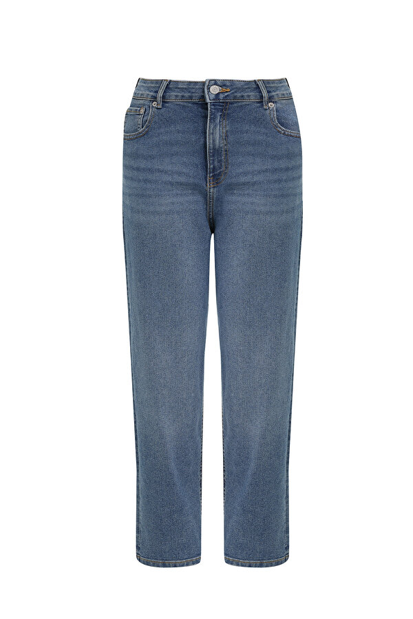 Jjxx JXLISBON MOM HW C4115 JEA Mavi Kadın Jean Pantolon