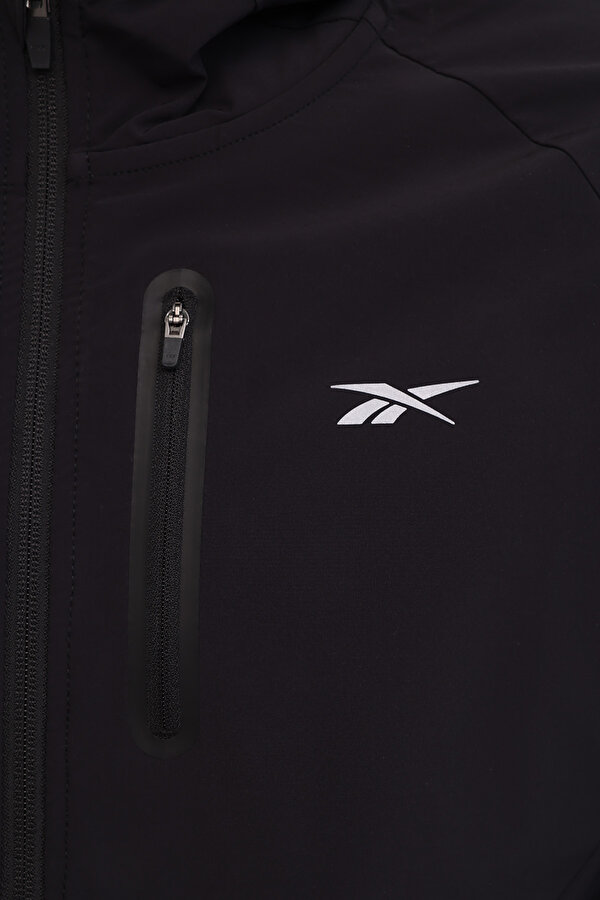 Reebok Erling Running Jacket Черный Мужчина Куртка Ветровка