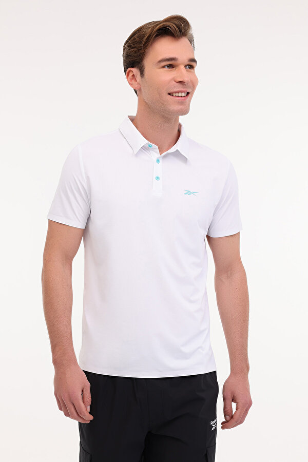 Reebok FINDA POLO TEE Beyaz Erkek Kısa Kol T-Shirt