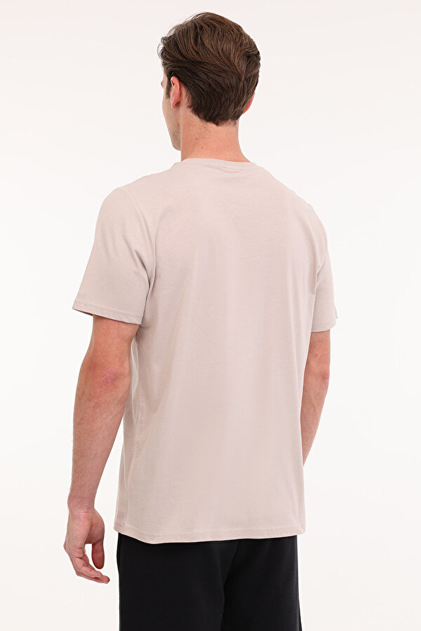 Reebok NEW ID REG TEE Bej Erkek Kısa Kol T-Shirt