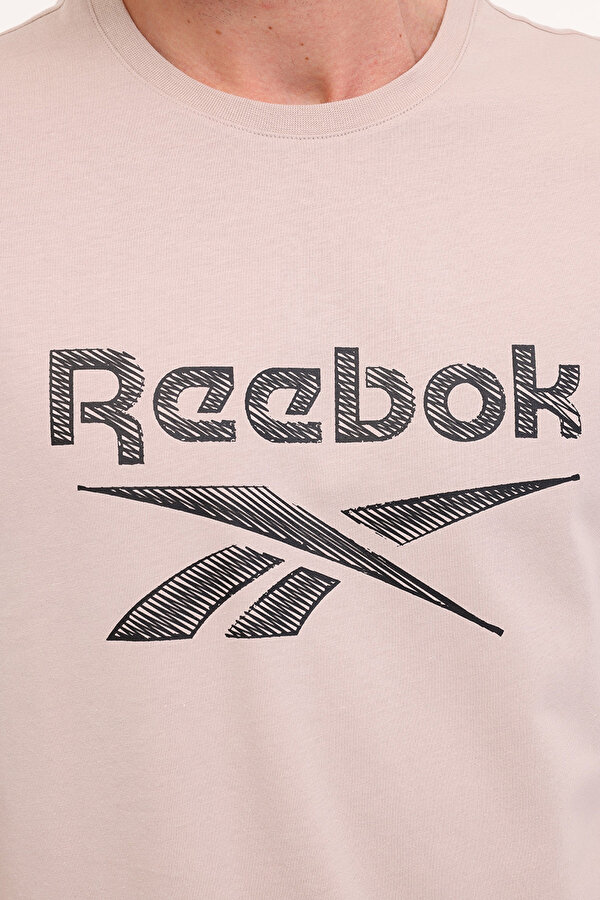 Reebok NEW ID REG TEE Bej Erkek Kısa Kol T-Shirt