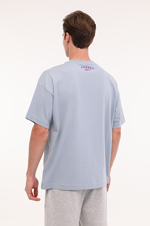 Reebok FUNNY TEE SOLUK MAVI Erkek Kısa Kol T-Shirt