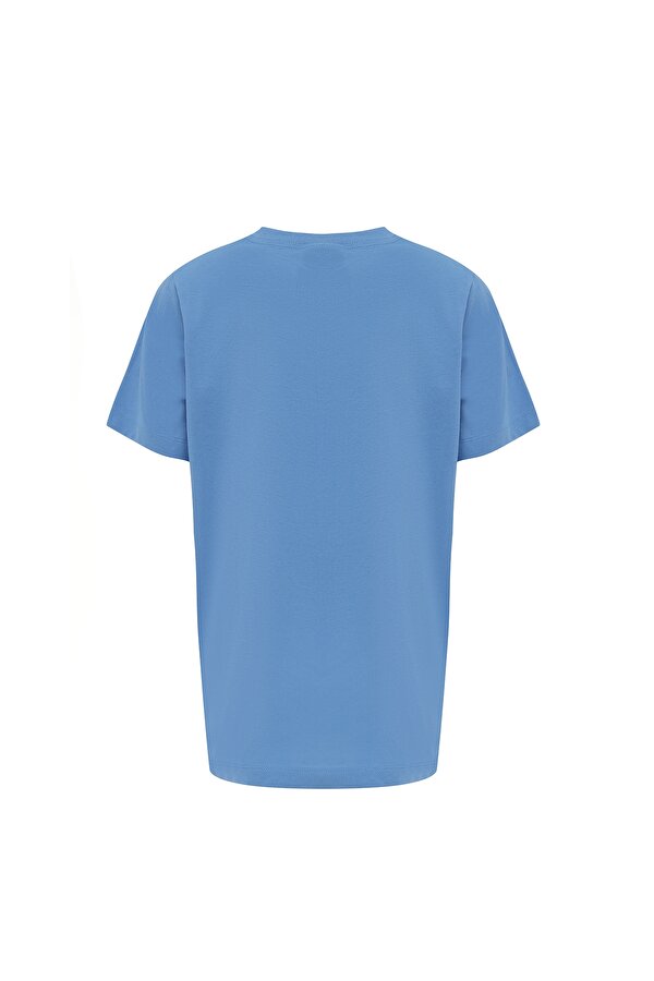 Nike B NSW SI GRAPHIC TEE Mavi Erkek Kısa Kol T-Shirt