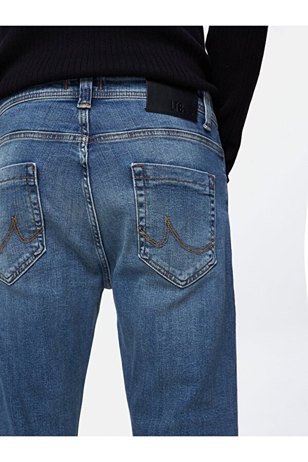 LTB Hollywood Y Düz Paça Orta Bel Jean Pantolon