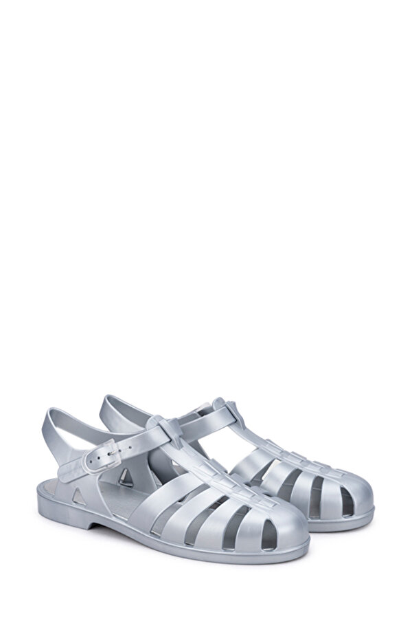 BB340 BIARRITZ METAL Gümüş Kadın Sandalet - Görsel 3