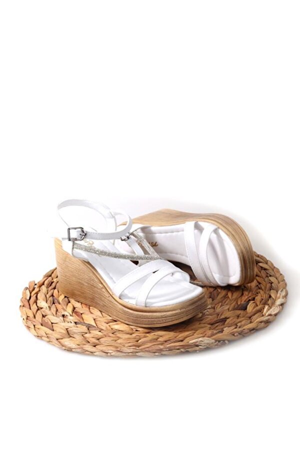 Papuçcity Sprs 02831 Dolgu Taban Kadın Sandalet