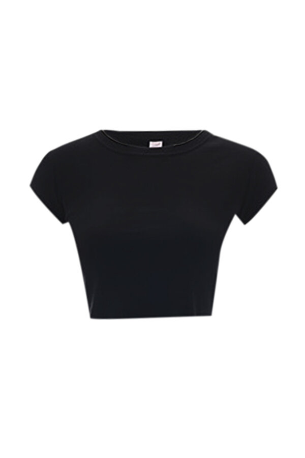 Reebok STUDIO STYLE TEE Siyah Kadın Kısa Kol T-Shirt