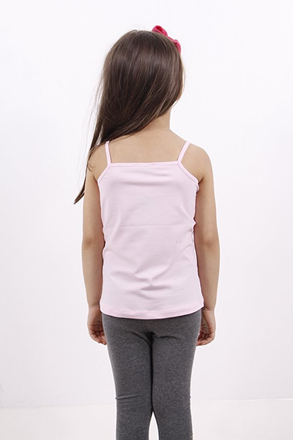 Toontoy Kids Toontoy Kız Çocuk Kedi Baskılı Atlet