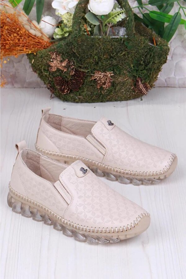 PİSAGOR Pisagor Ps-33010 Ortopedik Kadın Günlük Hakiki Deri Ayakkabı