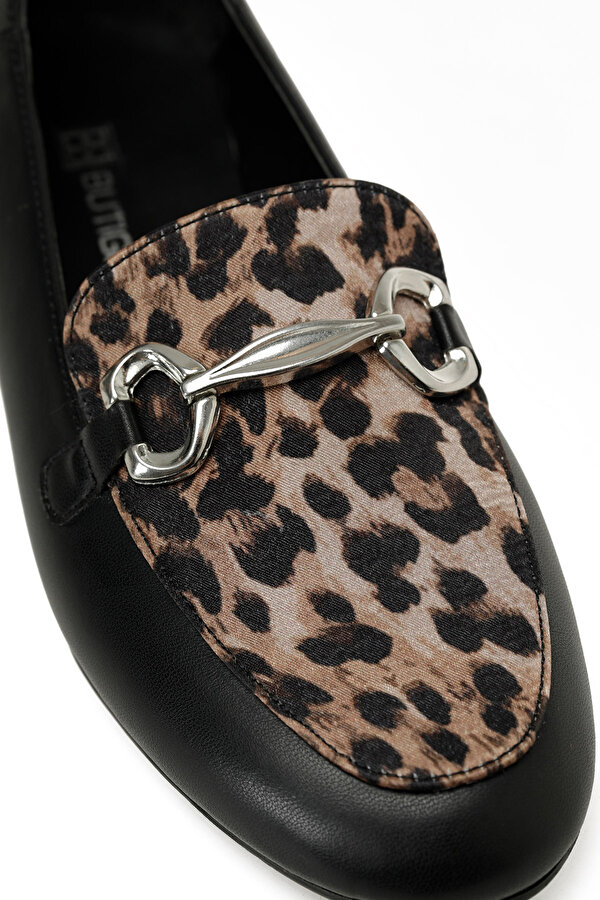 Butigo 25K-2018 5PR Leopar Kadın Loafer