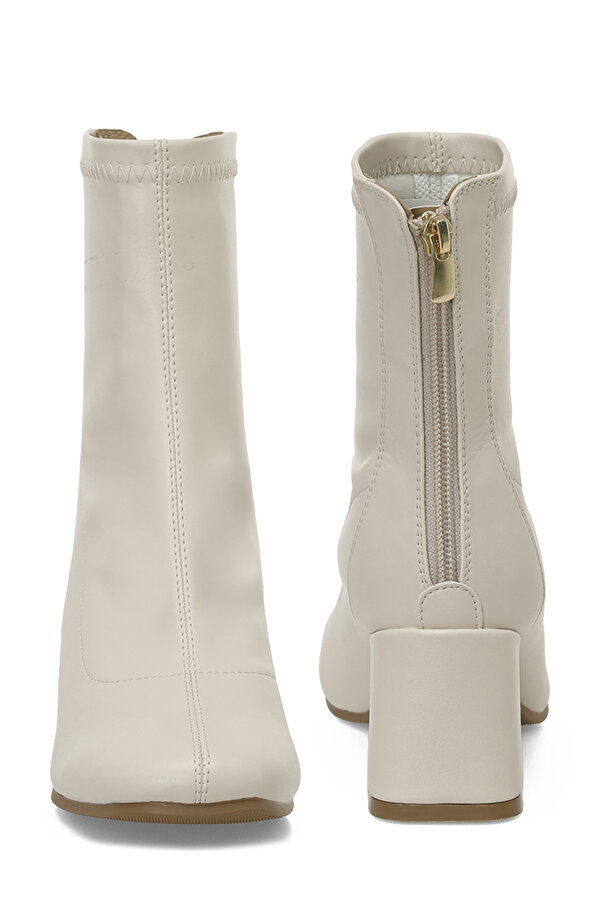 Butigo 24K-643 5PR Bej Kadın Topuklu Bot