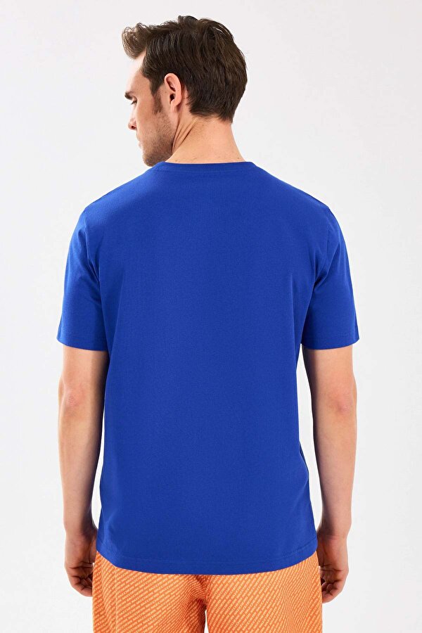 Skechers M Lightweight Graphic Tee Mavi Erkek Kısa Kol T-Shirt