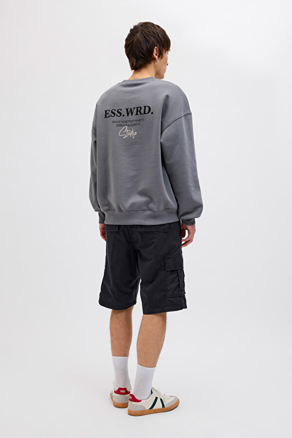 Jack & Jones JPSTCOLE MATEO CARGO Siyah Erkek Şort