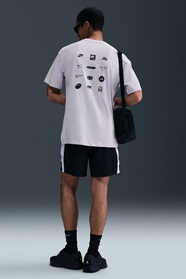 Nike M NSW TEE M90 NK AIR SSNL Lila Erkek Kısa Kol T-Shirt