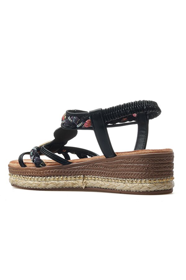 Guja Kadın Taş Detaylı Günlük Sandalet 25y 25y171 Z Siyah