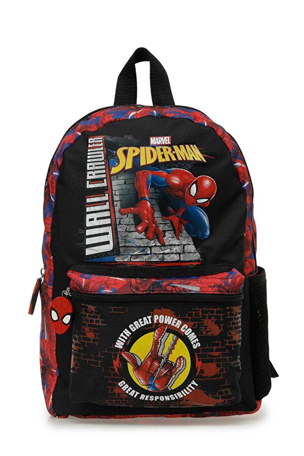 Spiderman PF BPCK 4PR Siyah Erkek Çocuk Anaokulu Çantası