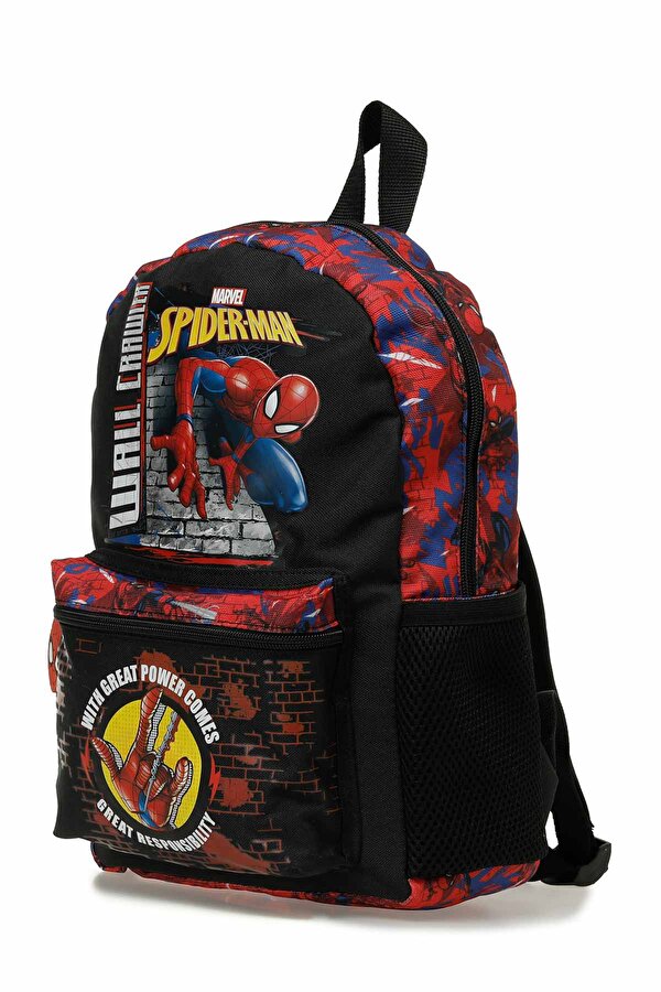 Spiderman PF BPCK 4PR Siyah Erkek Çocuk Anaokulu Çantası