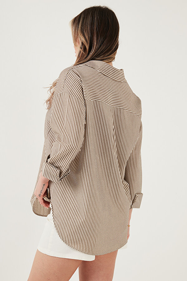 Lela Bayan Gömlek 6772895 KAHVE