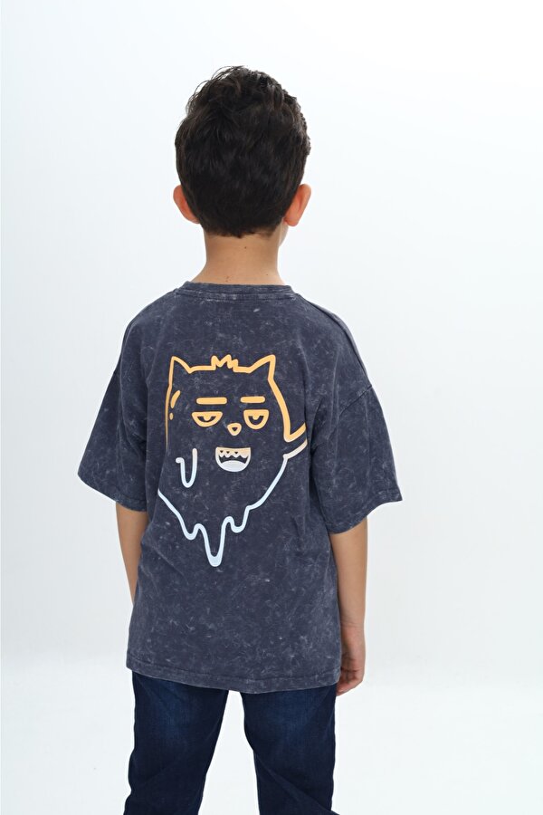 Toontoy Kids Toontoy Erkek Çocuk Reality Baskılı Tişört