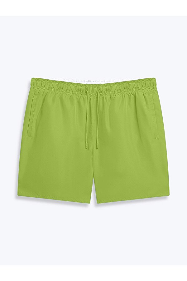 LTB Basıc Dokuma Yeşil Deniz Şort