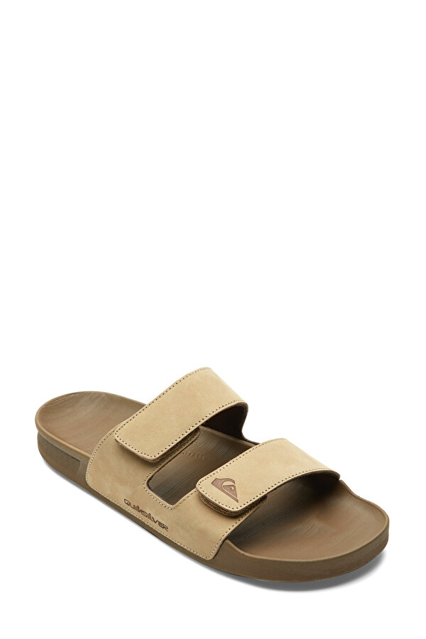 Quiksilver RIVI LEATHER DOUBLE ADJUS K CAMEL Erkek Terlik