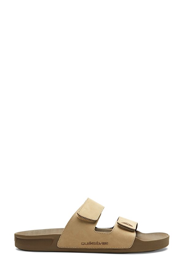 Quiksilver RIVI LEATHER DOUBLE ADJUS K CAMEL Erkek Terlik