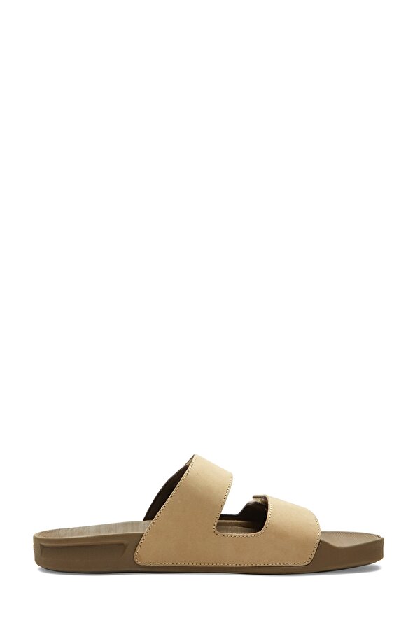 Quiksilver RIVI LEATHER DOUBLE ADJUS K CAMEL Erkek Terlik