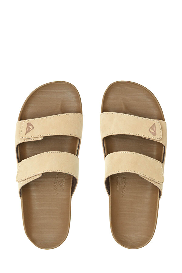 Quiksilver RIVI LEATHER DOUBLE ADJUS K CAMEL Erkek Terlik