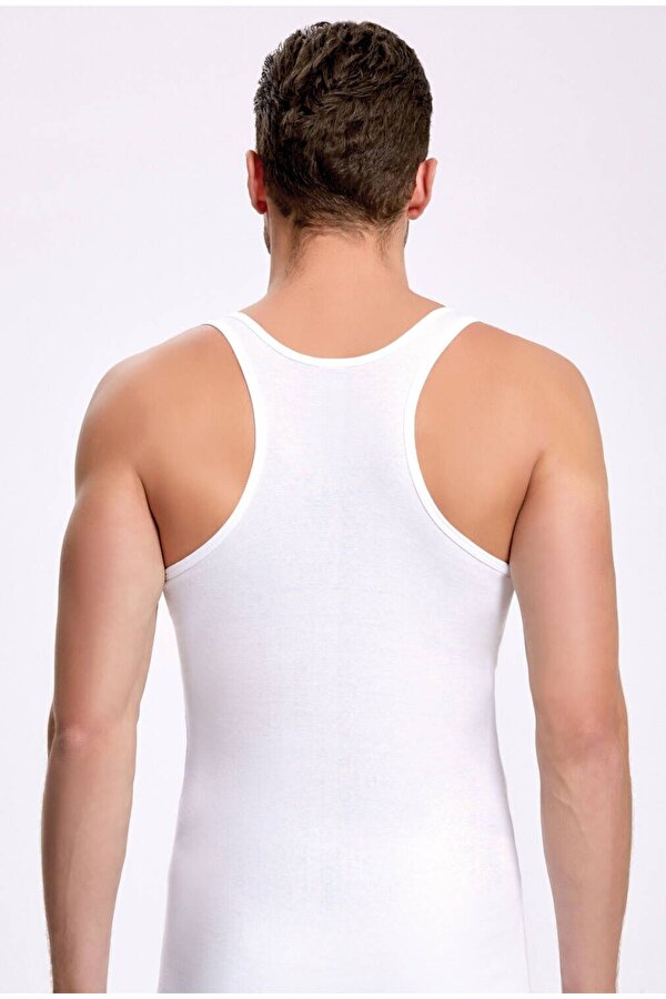 İlke İç Giyim Sporcu Beyaz Erkek Atlet     3 Adet