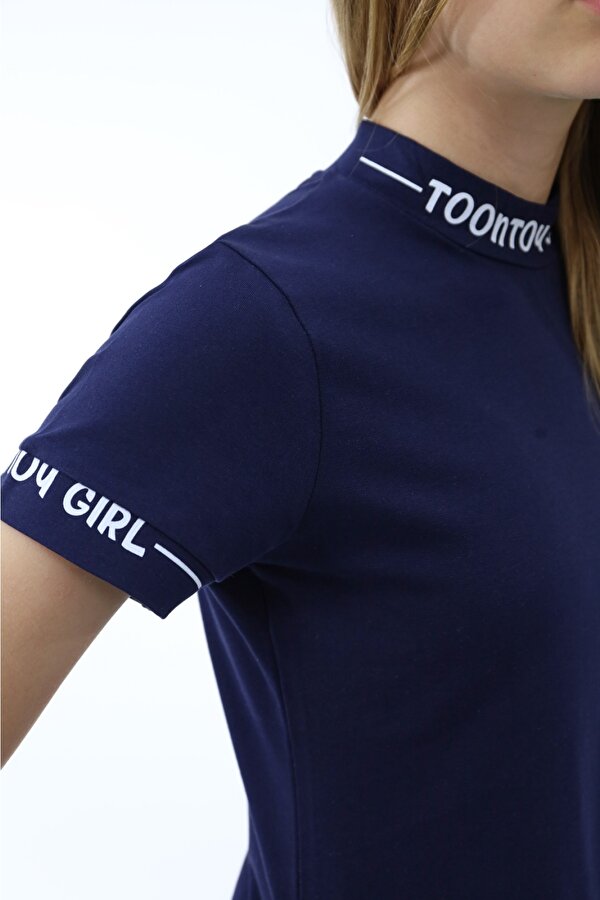 Toontoy Kids Toontoy Kız Çocuk Okul Tişört