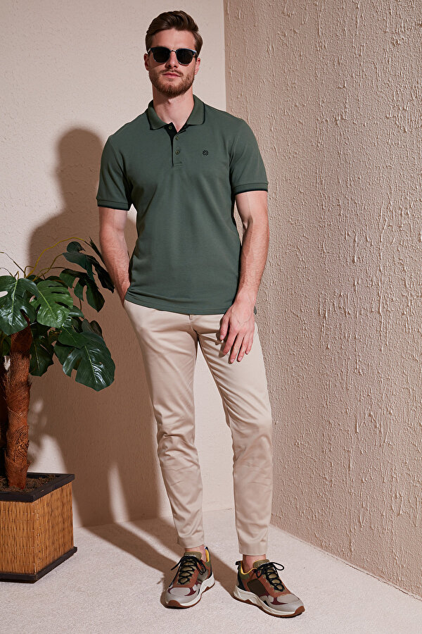 Buratti Erkek Polo Yaka T Shirt 5902118 HAKİ