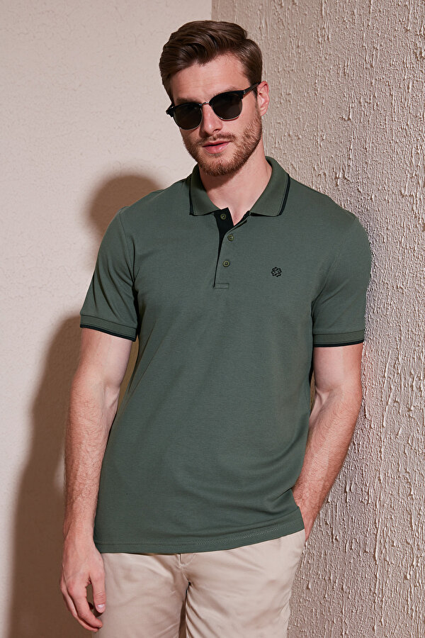 Buratti Erkek Polo Yaka T Shirt 5902118 HAKİ