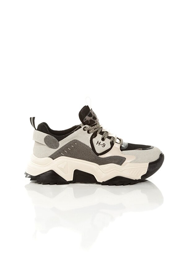 Modabuymuş H9 Siyah Gri Sneaker Günlük Spor Ayakkabı