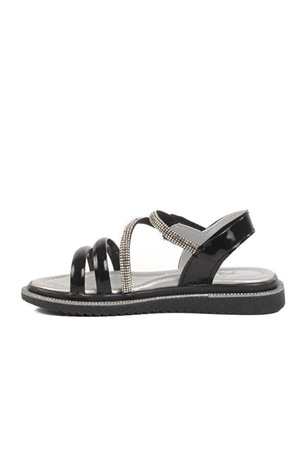 Walkway Siyah Rugan Çocuk Günlük Ayakkabı 25T103 P