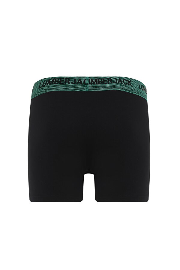 Lumberjack MB DUZ 3LU 30NK301 5FX Siyah Erkek Boxer