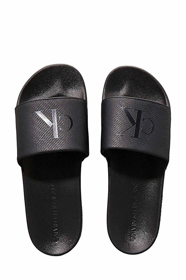 Calvin Klein SLIDE AOP PRINT Siyah Erkek Terlik