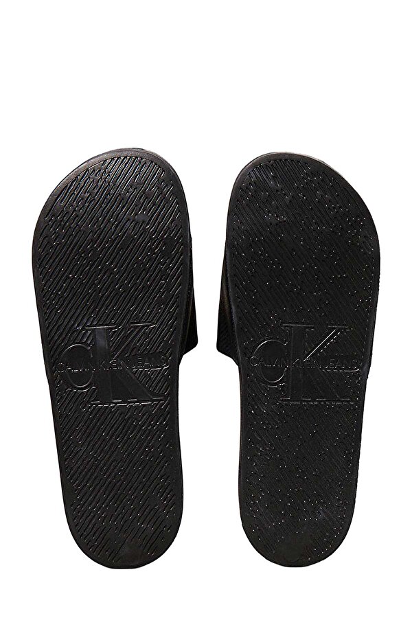 Calvin Klein SLIDE AOP PRINT Siyah Erkek Terlik
