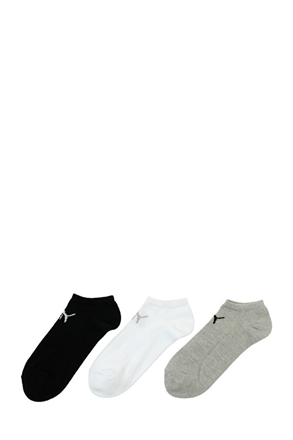 Puma Sneaker-V 3P Gri Unisex Çorap