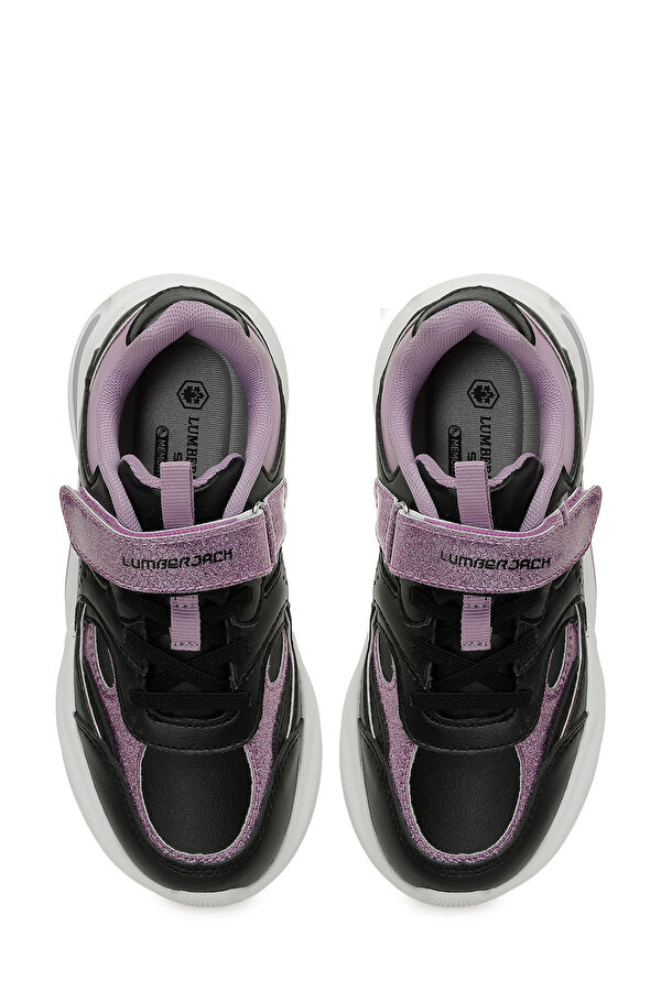 ROBEN 5PR Siyah Kız Çocuk Spor Ayakkabı - Görsel 5