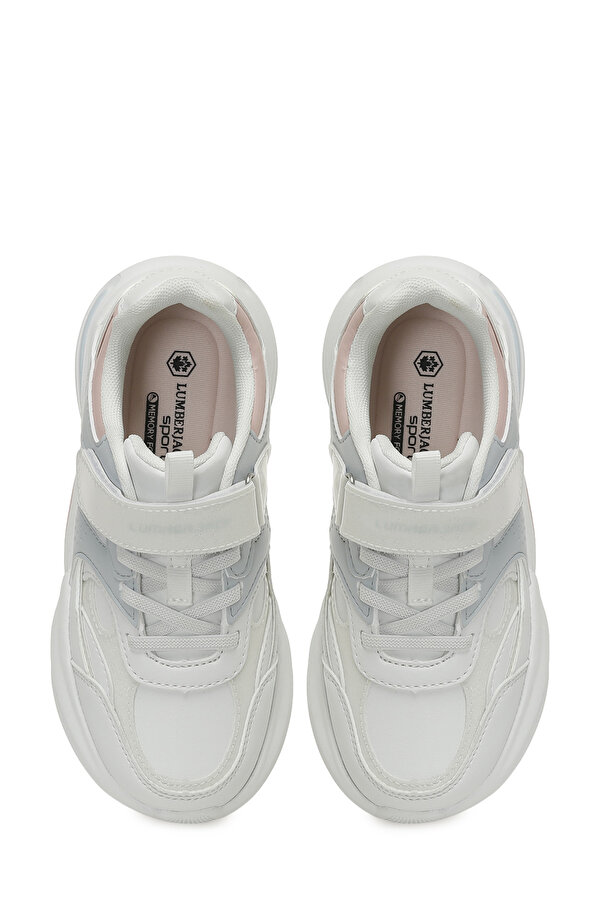 ROBEN 5PR Beyaz Kız Çocuk Spor Ayakkabı - Görsel 5