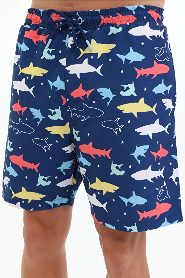 Lumberjack ML JAWS 19HL-22 5FX Lacivert Erkek Deniz Şortu