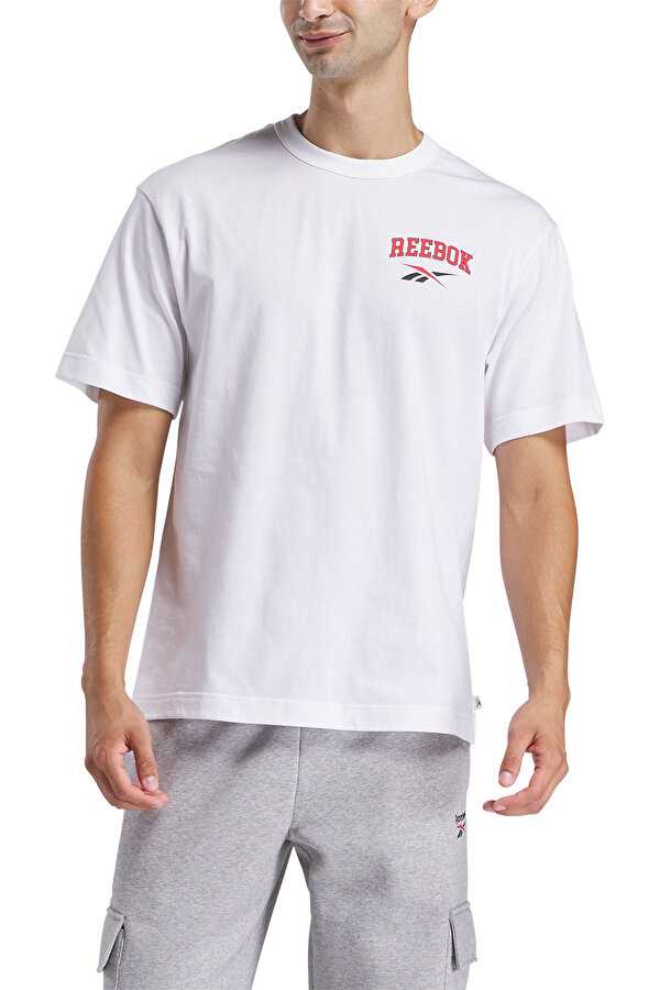 Reebok GS HS GUARANTEED TEE WHITE Man 054