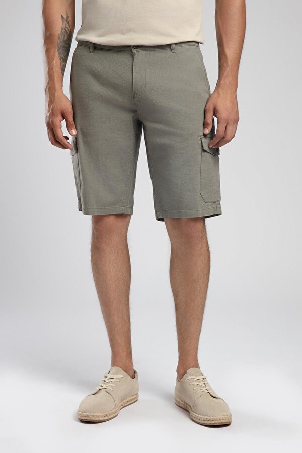 Lee Cooper Erkek Short 252 LCM 221013 5201 HAKİ