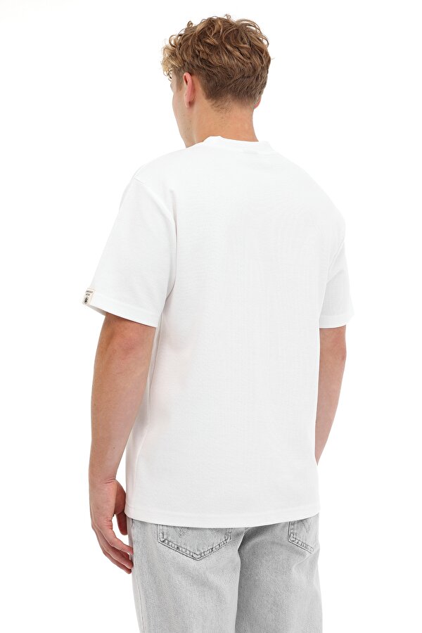 Lumberjack ML NECK 11BS60 5PR Ekru Erkek Kısa Kol T-Shirt