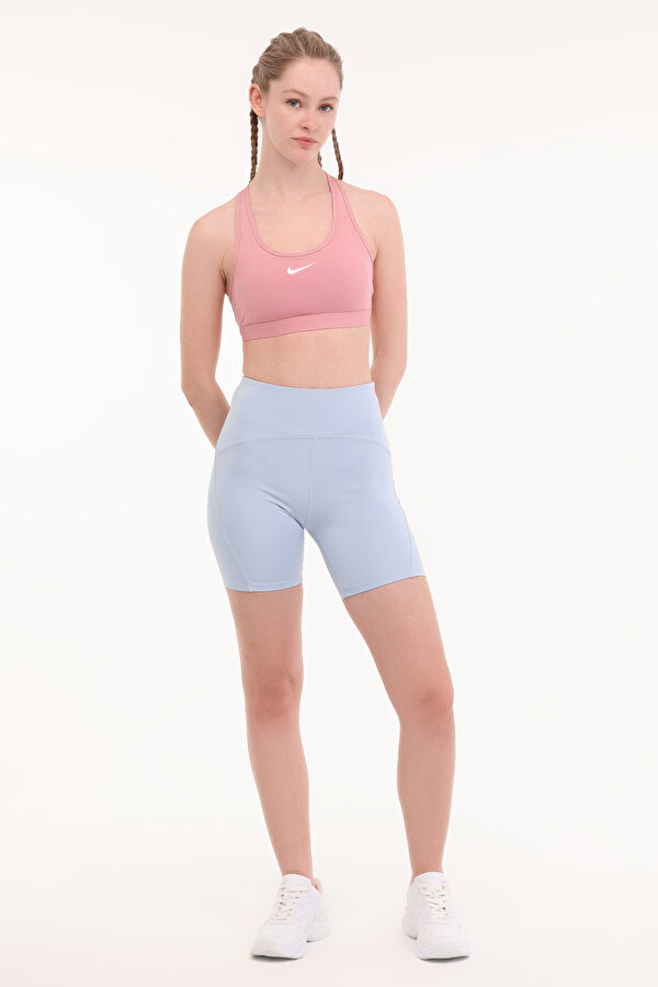 Nike Swoosh Medium Suppor Gül Kurusu Kadın Bra