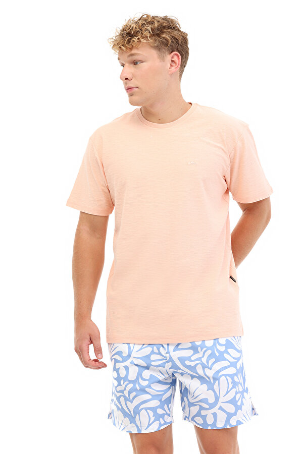 Quiksilver SLUB ROUNDNECK Turuncu Erkek Kısa Kol T-Shirt