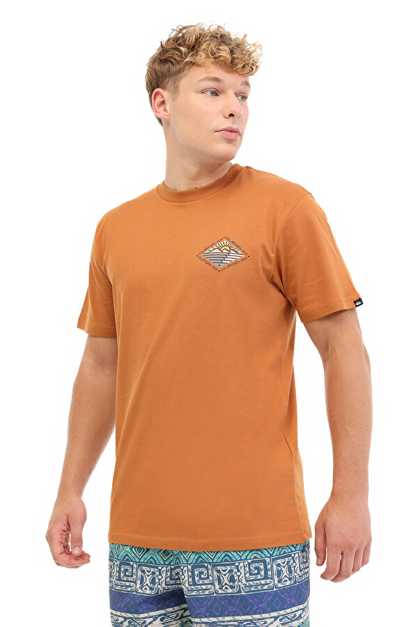 Quiksilver EVO FUTURE ISLANDS SS Turuncu Erkek Kısa Kol T-Shirt